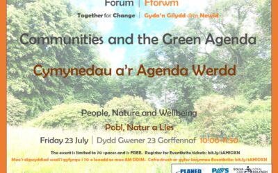 Communities and the Green Agenda｜Cymynedau a’r Agenda Werdd 23.07.21